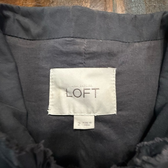LOFT Gray Utility Jacket - Picture 2 of 3